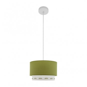Distribuidor - Lâmpadas Diversas | Colgantes Infantil | COLGANTE TRAZOS 1XE27 VERDE 30D Ref: 111293006